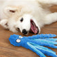 Octopus Dog Chew Toy Squeaky Stuffed Dog Toy