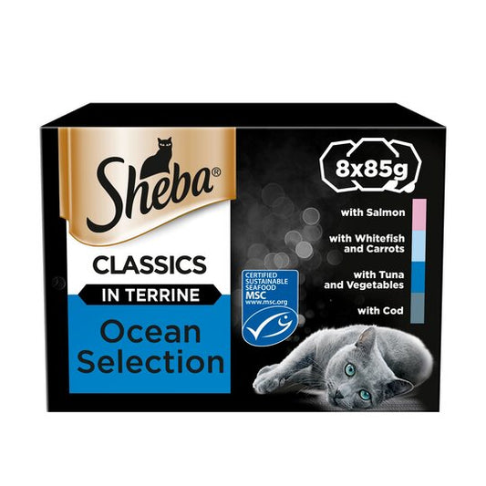 Sheba Classics Ocean Selection in Terrine 8 x 85g - Pets Universe