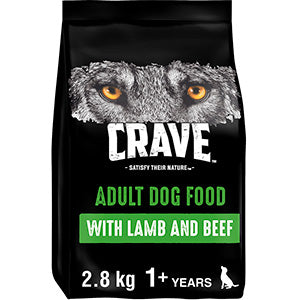 Crave Lamb and Beef Dry Dog Food 2.8kg - Pets Universe
