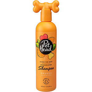 Pet Head Ditch The Dirt Orange with Aloe Vera Deodorizing Dog Shampoo 300ml - Pets Universe