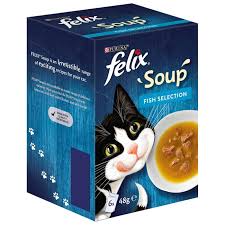 Felix Soup Cat Food Fish Selection 6 x 48g - Pets Universe