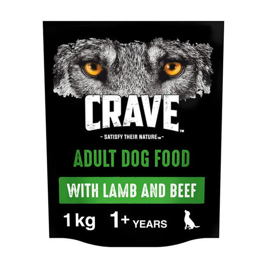 Crave Natural Grain Free Adult Complete Dry Dog Food Turkey & Chicken 1kg - Pets Universe