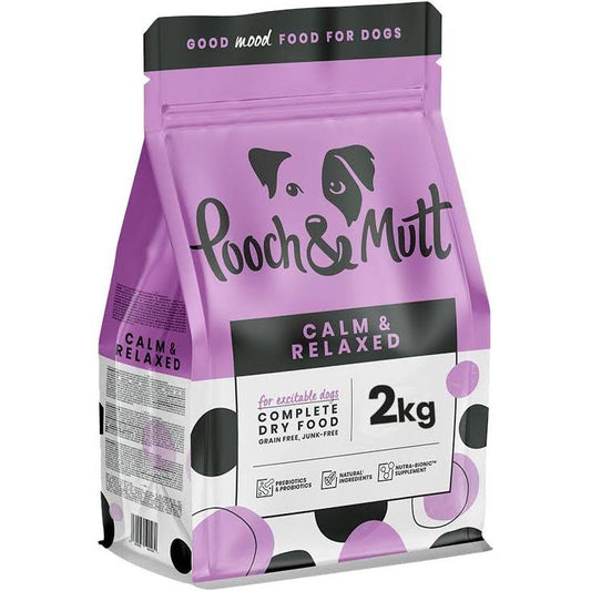 Pooch & Mutt - Calm & Relaxed, Complete Dry Dog Food (Grain Free), Turkey and Sweet Potato - Pets Universe