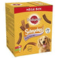Pedigree Schmackos Mega Pack - Dog treat multipack with beef, lamb and poultry flavours, 5 x (22 Pc / 158 g) = 790 g - Pets Universe