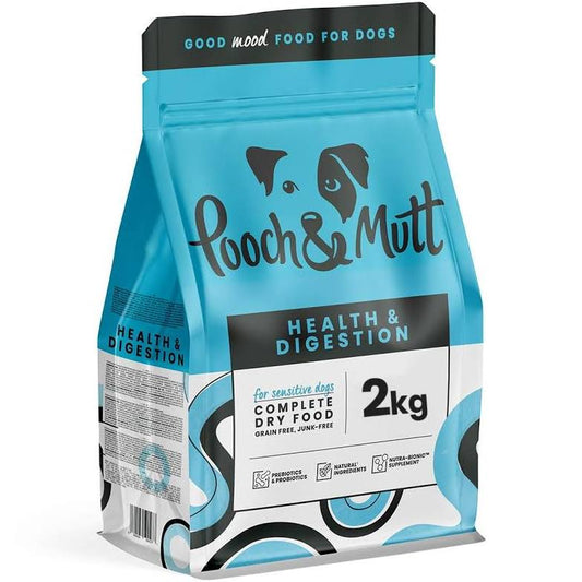 Pooch & Mutt - Health & Digestion, Complete Dry Dog Food (Grain Free), Salmon and Sweet Potato - Pets Universe