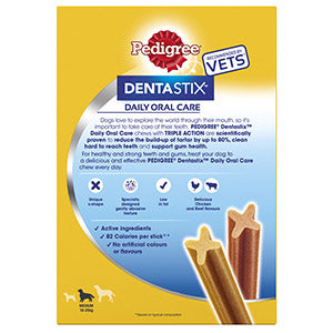 Pedigree Dentastix Daily Oral Care Medium Dog Treats 28 Pack - Pets Universe