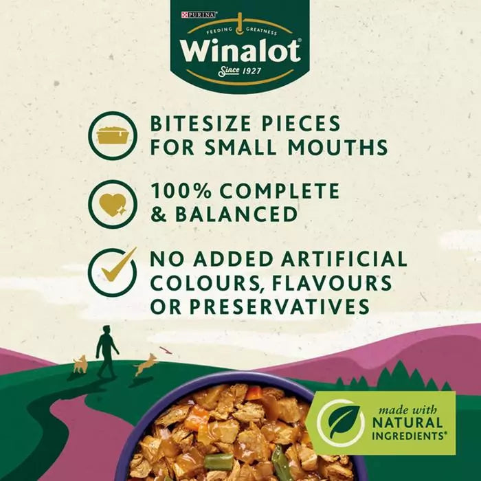 Winalot Small Dog Food Mixed in Jelly 12 x 100g - Pets Universe